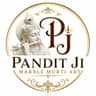 Pandit Ji Marble Murti Art Logo